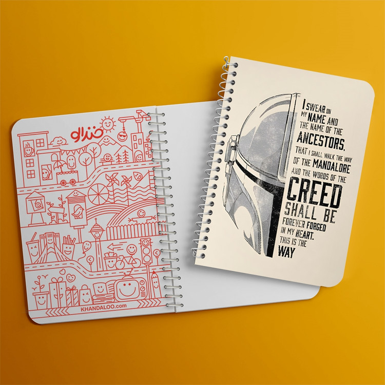 دفتر نقاشی 50 برگ خندالو طرح جنگ ستارگان (Star Wars) کد N9701