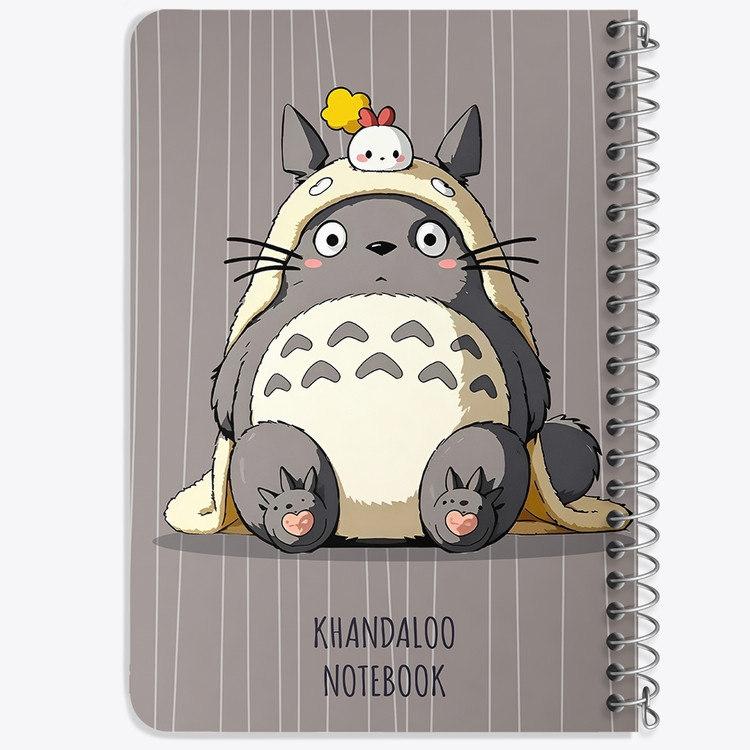 دفتر نقاشی 50 برگ خندالو طرح انیمه توتورو (Totoro) کد N9698