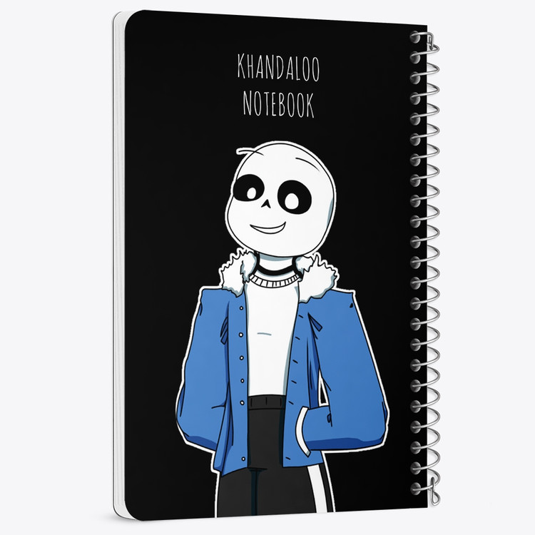 دفتر نقاشی 50 برگ خندالو طرح سنس آندرتیل (Undertale) کد N9683