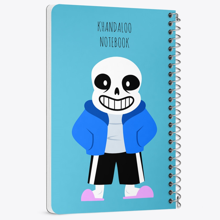 دفتر نقاشی 50 برگ خندالو طرح سنس آندرتیل (Undertale) کد N9681