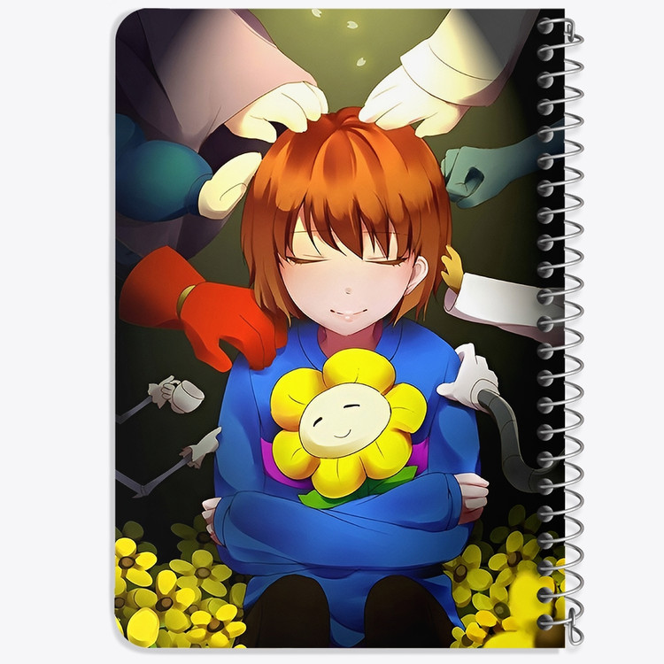 دفتر نقاشی 50 برگ خندالو طرح آندرتیل (Undertale) کد N9680