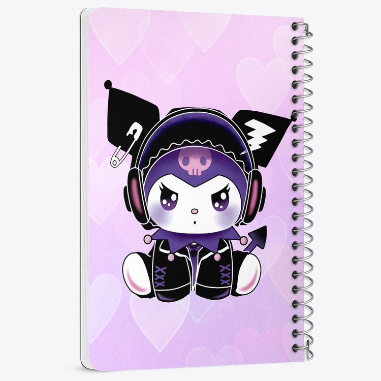 دفتر نقاشی 50 برگ خندالو طرح کرومی (Kuromi) کد N9660