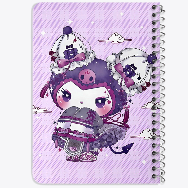 دفتر نقاشی 50 برگ خندالو طرح کرومی (Kuromi) کد N9650