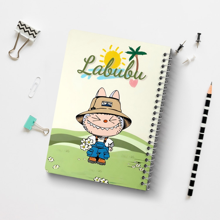 دفتر نقاشی 50 برگ خندالو طرح عروسک لابوبو (Labubu) کد N9634