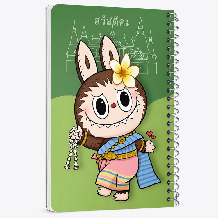 دفتر نقاشی 50 برگ خندالو طرح عروسک لابوبو (Labubu) کد N9633