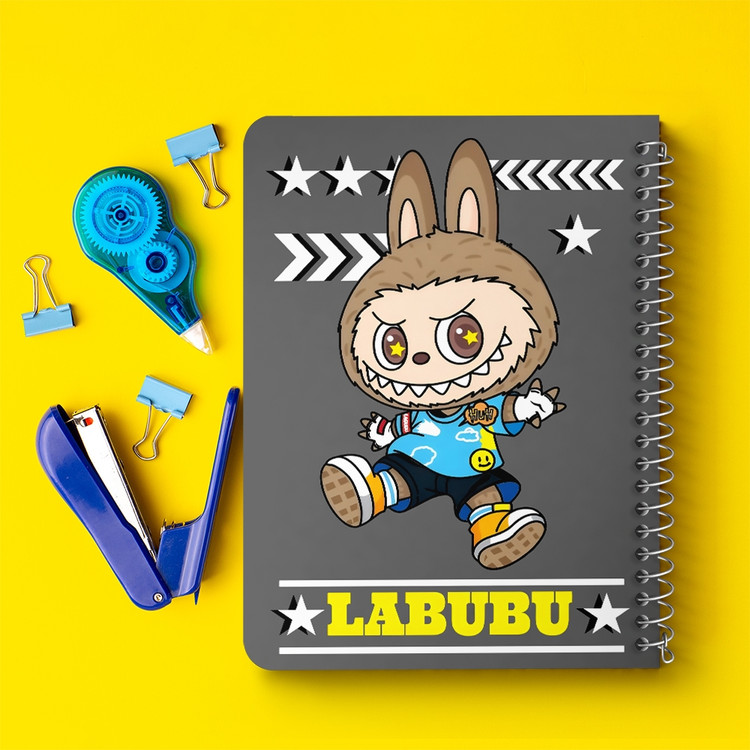 دفتر نقاشی 50 برگ خندالو طرح عروسک لابوبو (Labubu) کد N9631