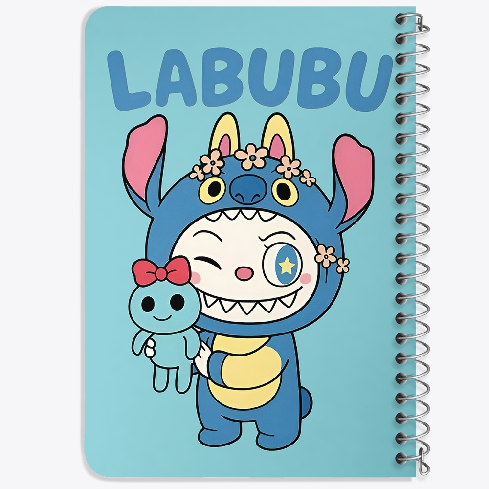دفتر نقاشی 50 برگ خندالو طرح عروسک لابوبو (Labubu) کد N9618