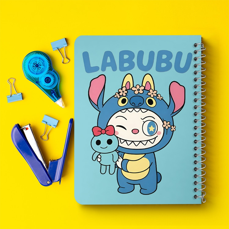 دفتر نقاشی 50 برگ خندالو طرح عروسک لابوبو (Labubu) کد N9618