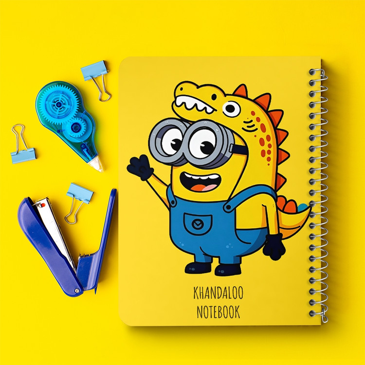 دفتر نقاشی 50 برگ خندالو طرح مینیون ها (Minions) کد N9587