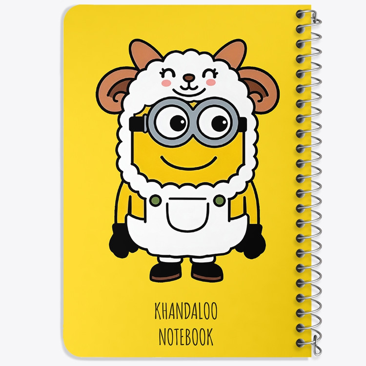 دفتر نقاشی 50 برگ خندالو طرح مینیون ها (Minions) کد N9586