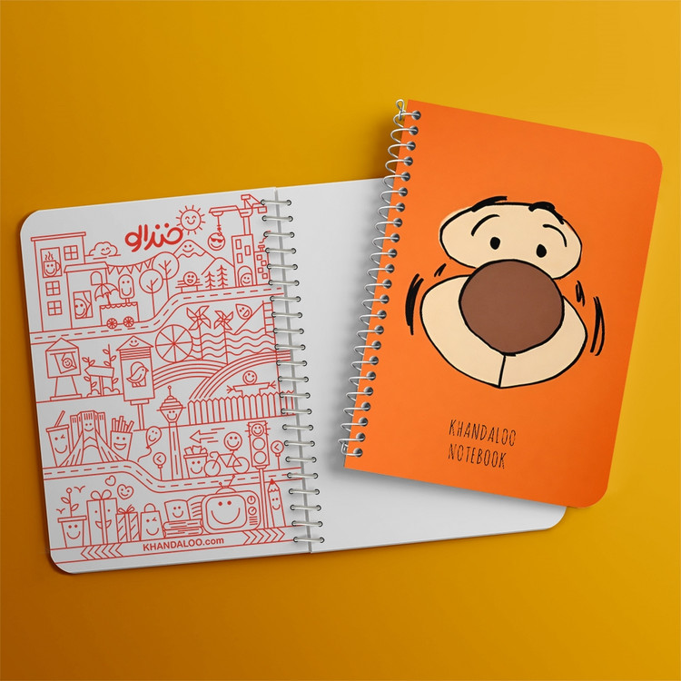 دفتر نقاشی 50 برگ خندالو طرح وینی د پو (Winnie The Pooh) کد N9572