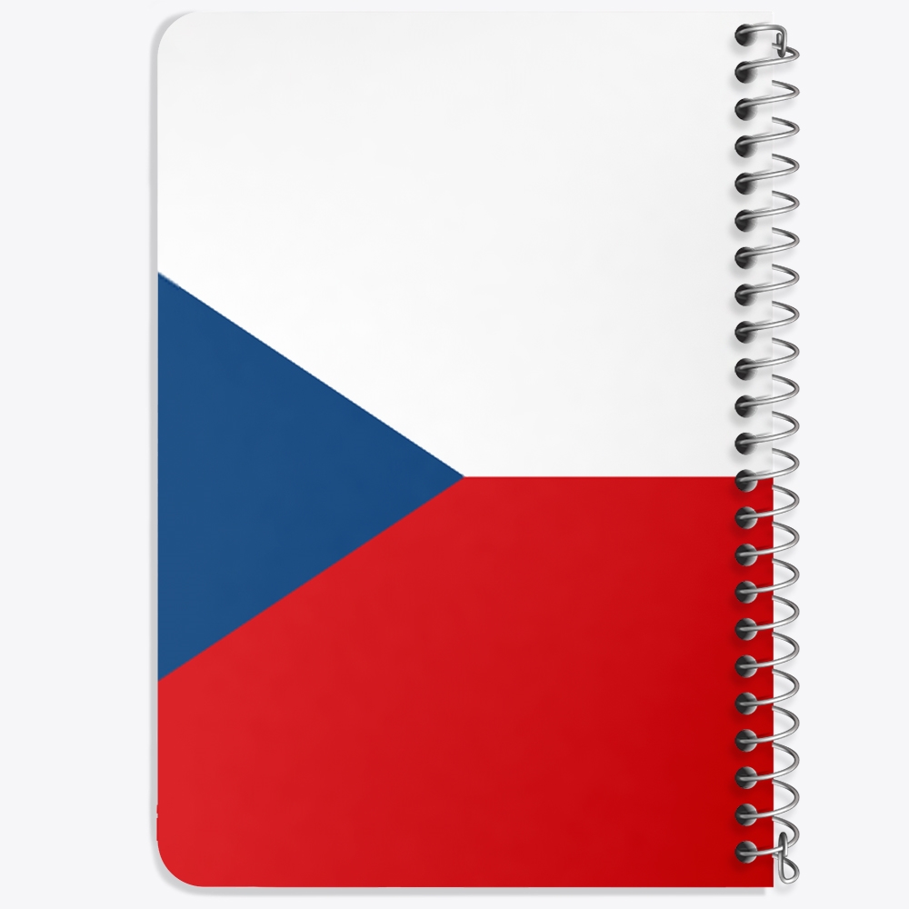 دفتر نقاشی 50 برگ خندالو طرح پرچم چک (Czech) کد 38498