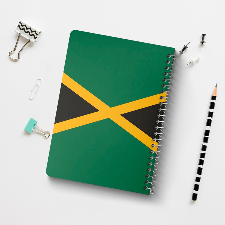 دفتر نقاشی 50 برگ خندالو طرح پرچم جامائیکا (Jamaica) کد 38497