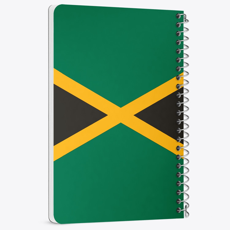 دفتر نقاشی 50 برگ خندالو طرح پرچم جامائیکا (Jamaica) کد 38497