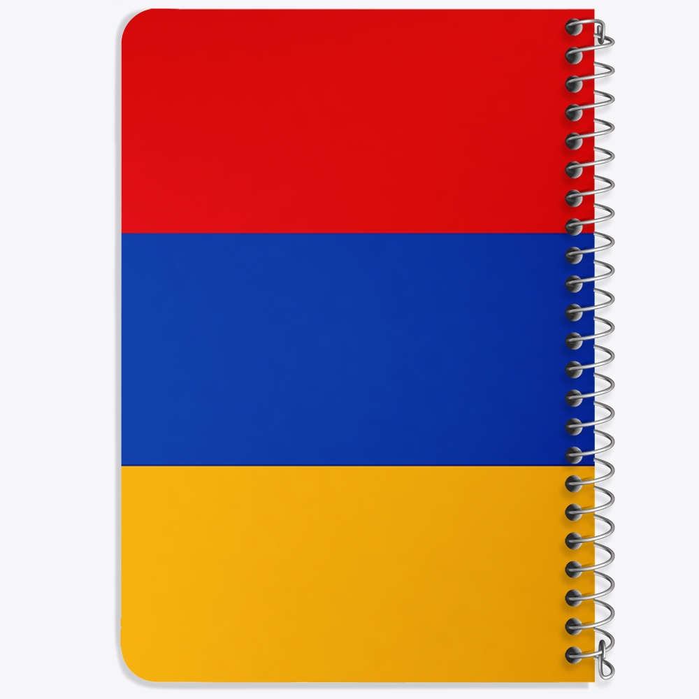 دفتر نقاشی 50 برگ خندالو طرح پرچم ارمنستان (Armenia) کد 38494