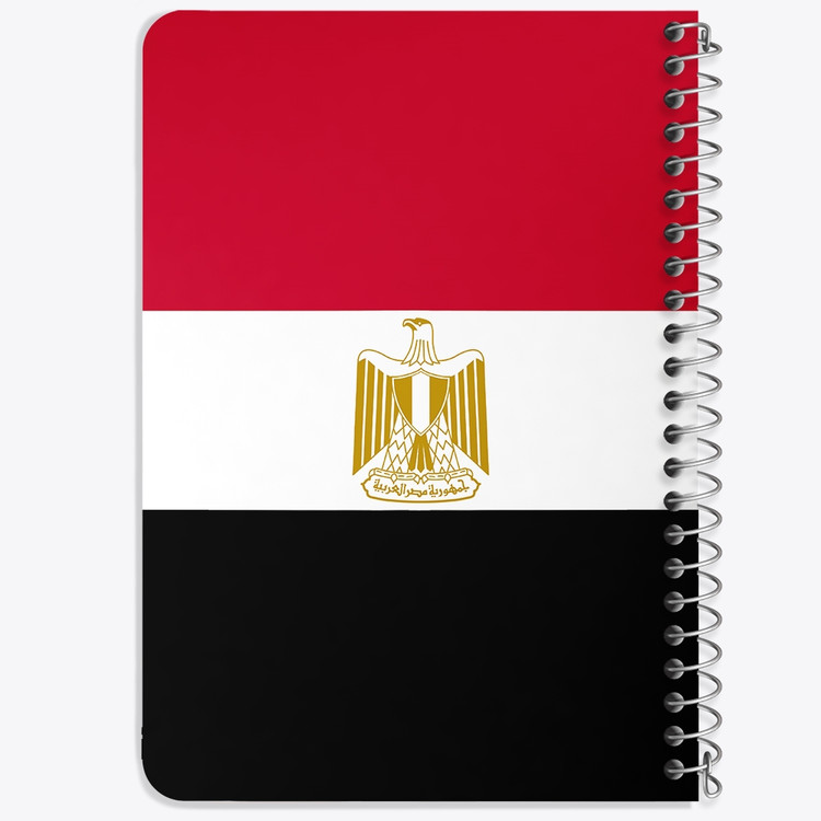 دفتر نقاشی 50 برگ خندالو طرح پرچم مصر (Egypt) کد 38480