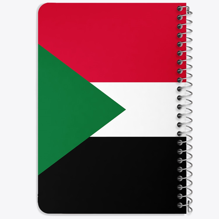 دفتر نقاشی 50 برگ خندالو طرح پرچم سودان (Sudan) کد 38476