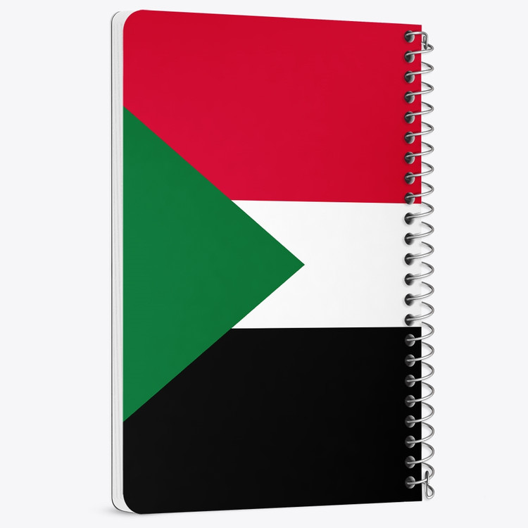دفتر نقاشی 50 برگ خندالو طرح پرچم سودان (Sudan) کد 38476