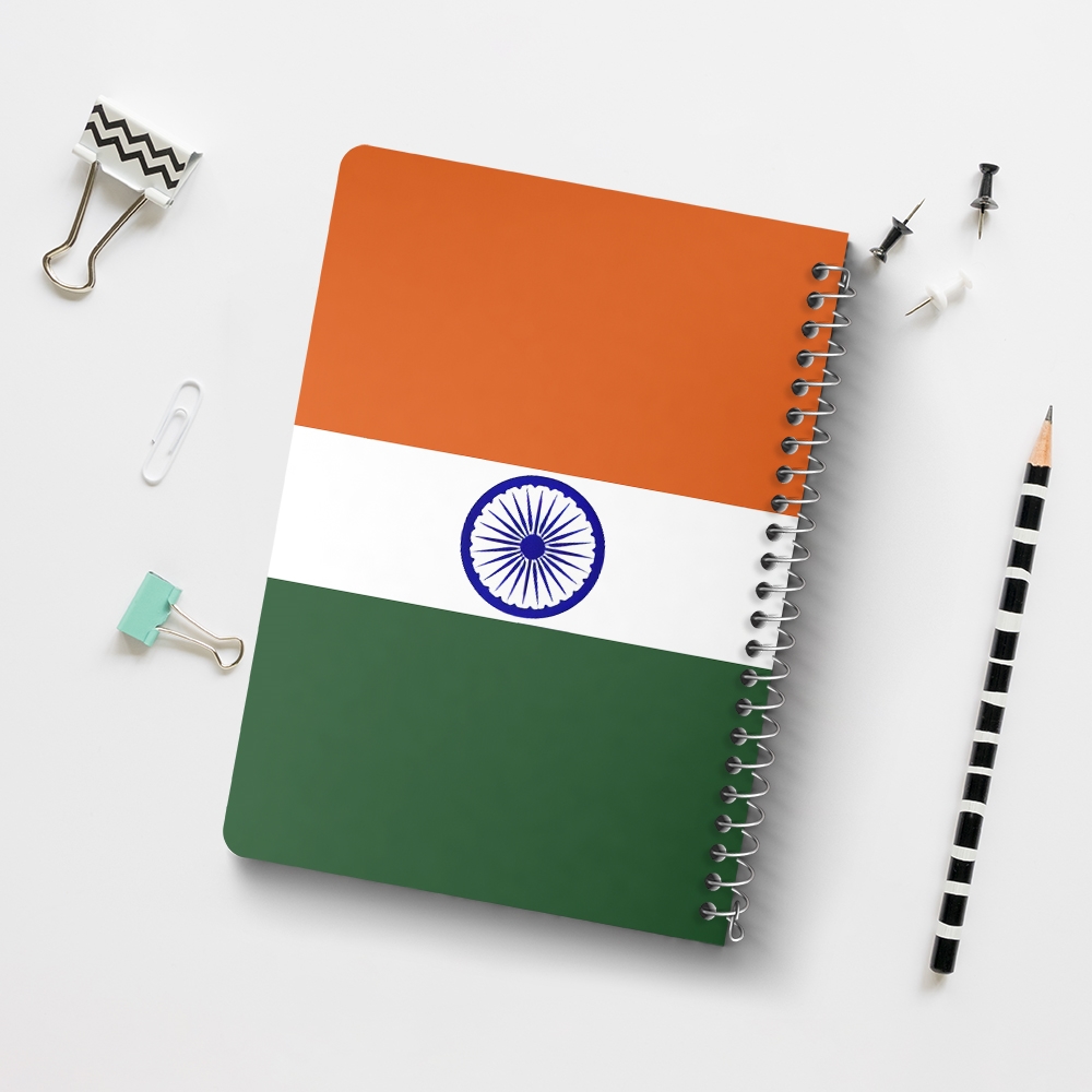 دفتر نقاشی 50 برگ خندالو طرح پرچم هند (India) کد 38475