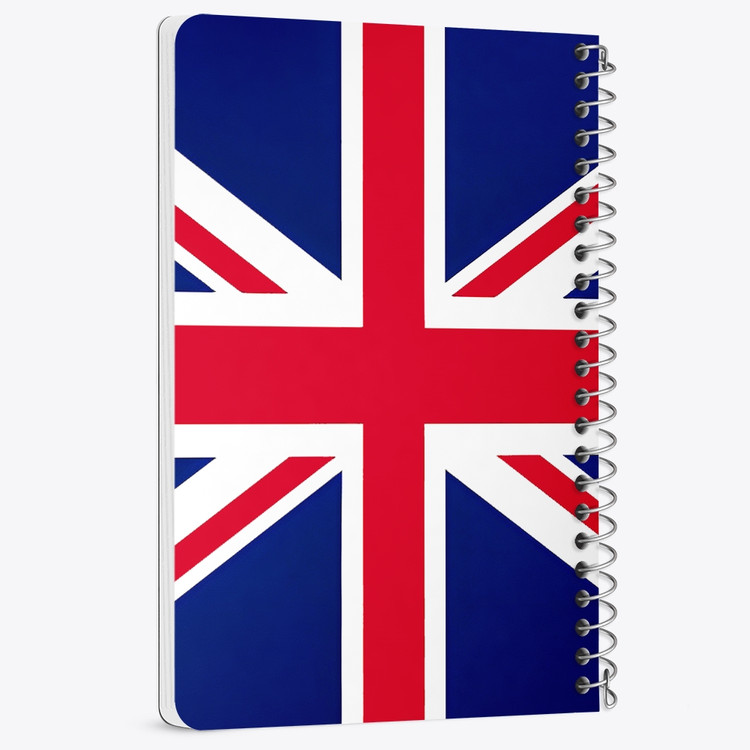 دفتر نقاشی 50 برگ خندالو طرح پرچم انگلیس (England) کد 38474