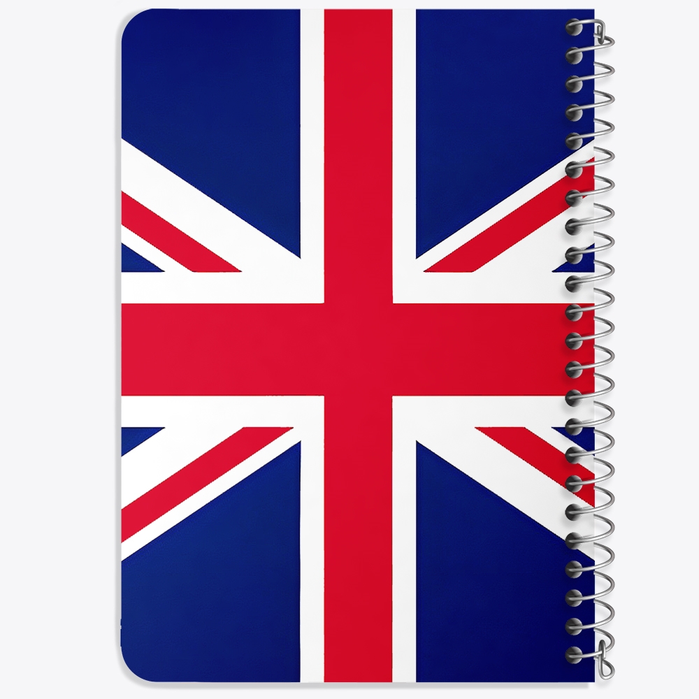 دفتر نقاشی 50 برگ خندالو طرح پرچم انگلیس (England) کد 38474