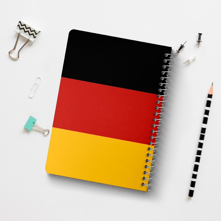 دفتر نقاشی 50 برگ خندالو طرح پرچم آلمان (Germany) کد 38473