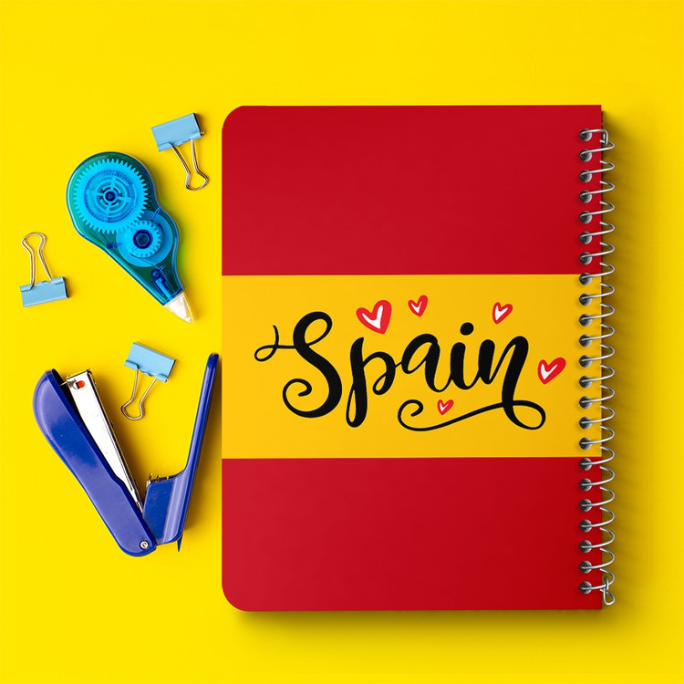 دفتر نقاشی 50 برگ خندالو طرح اسپانیا (Spain) کد 38469