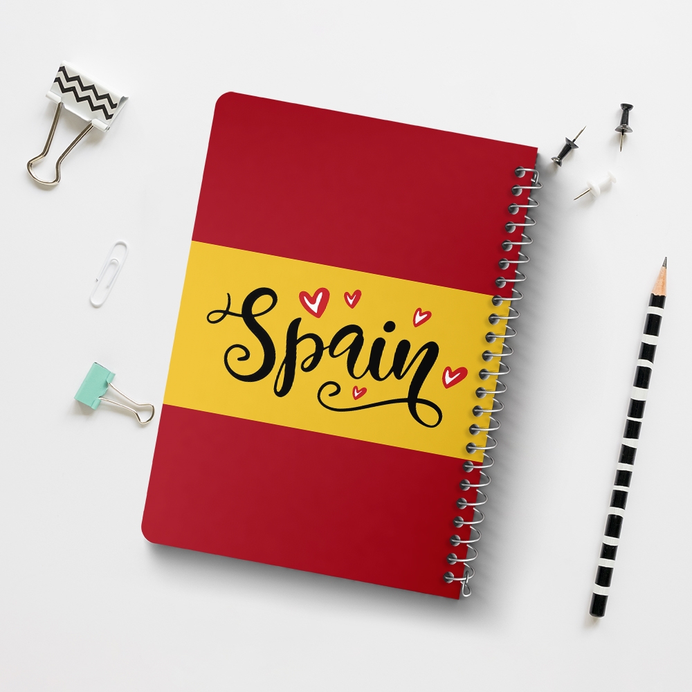دفتر نقاشی 50 برگ خندالو طرح اسپانیا (Spain) کد 38469