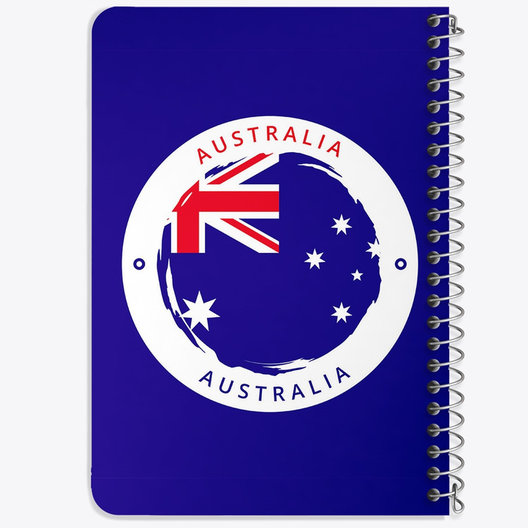 دفتر نقاشی 50 برگ خندالو طرح پرچم استرالیا (Australia) کد 38466