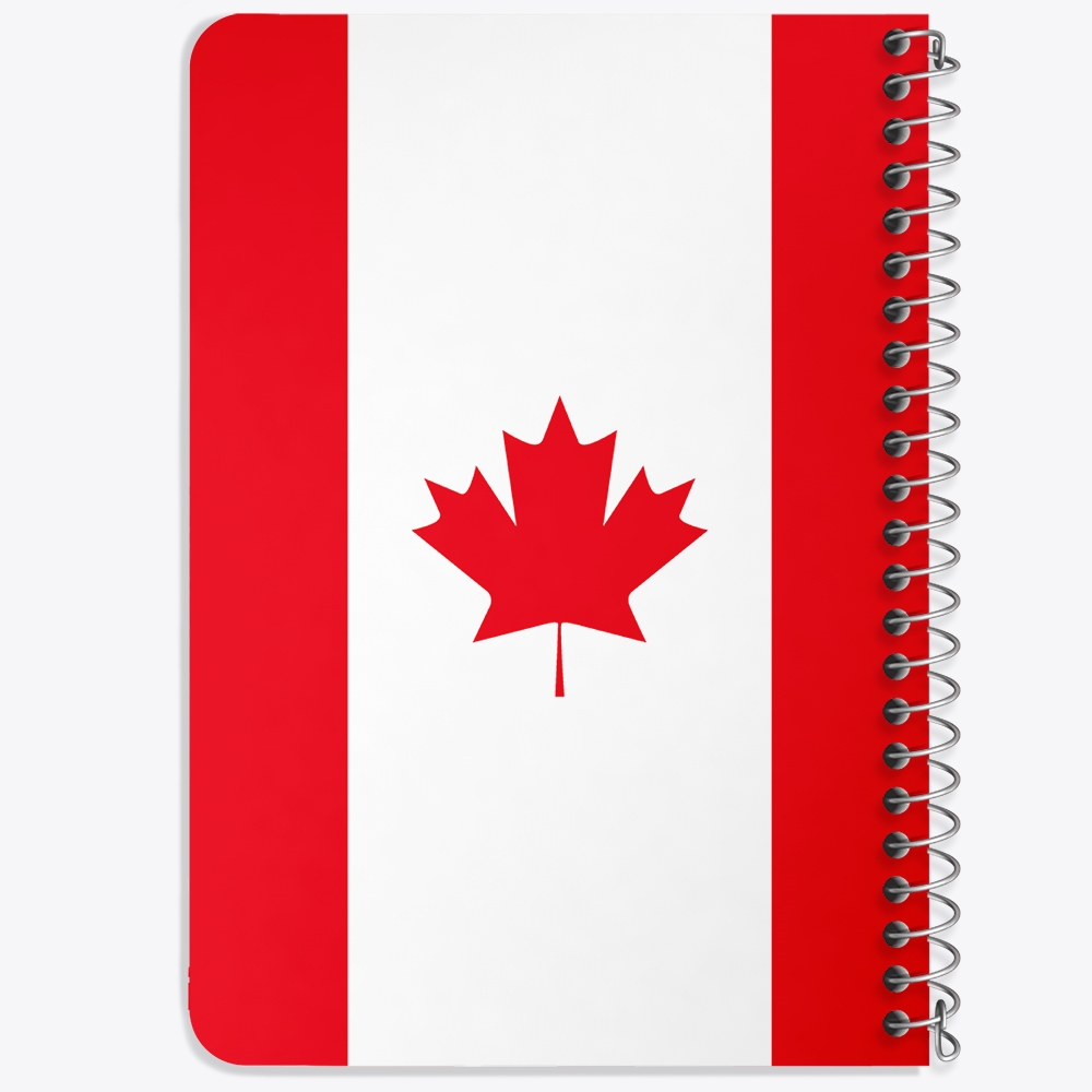 دفتر نقاشی 50 برگ خندالو طرح پرچم کانادا (Canada) کد 38464