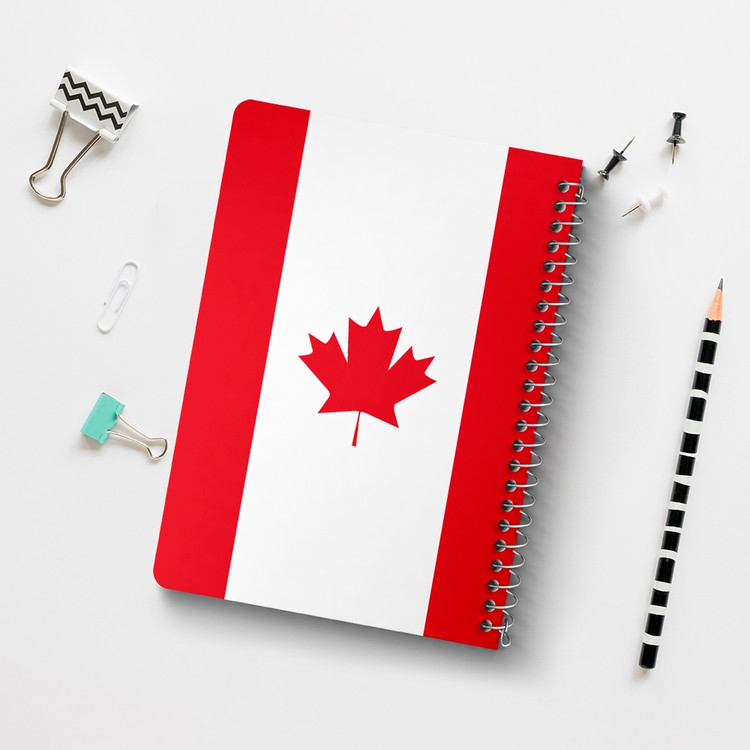 دفتر نقاشی 50 برگ خندالو طرح پرچم کانادا (Canada) کد 38464