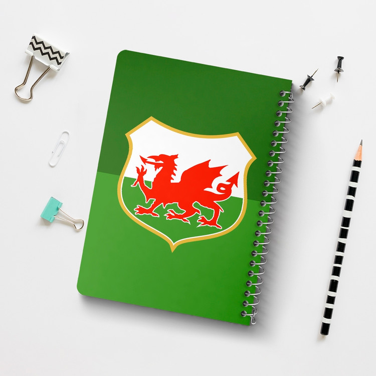 دفتر نقاشی 50 برگ خندالو طرح پرچم ولز (Wales) کد 38463