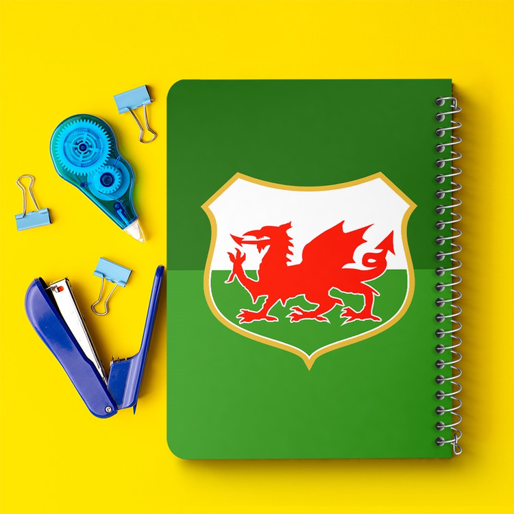 دفتر نقاشی 50 برگ خندالو طرح پرچم ولز (Wales) کد 38463