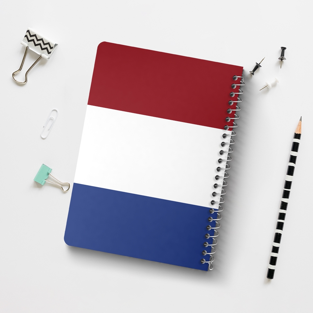 دفتر نقاشی 50 برگ خندالو طرح پرچم هلند (Netherlands) کد 38454