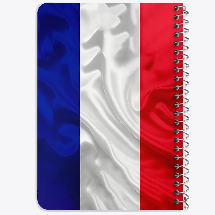 دفتر نقاشی 50 برگ خندالو طرح پرچم فرانسه (France) کد 38447