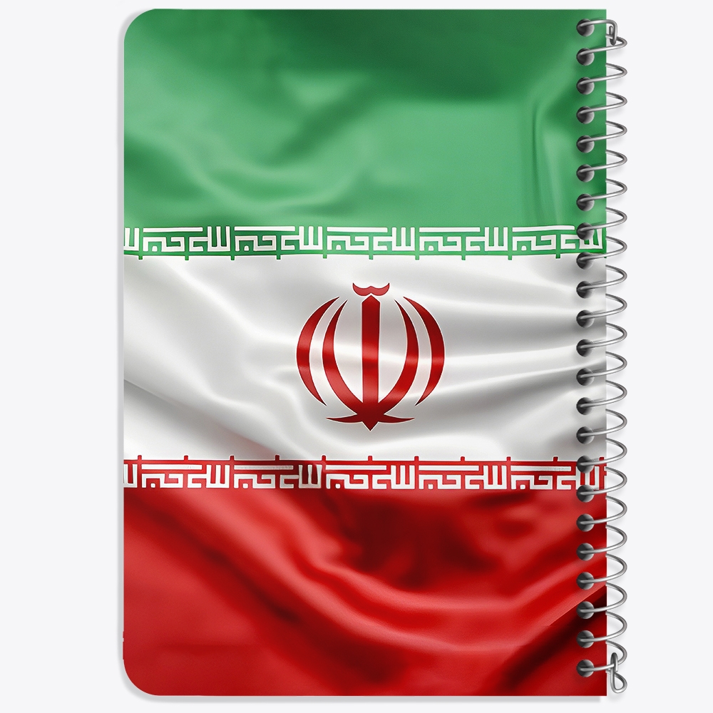 دفتر نقاشی 50 برگ خندالو طرح پرچم ایران (Iran) کد 38446