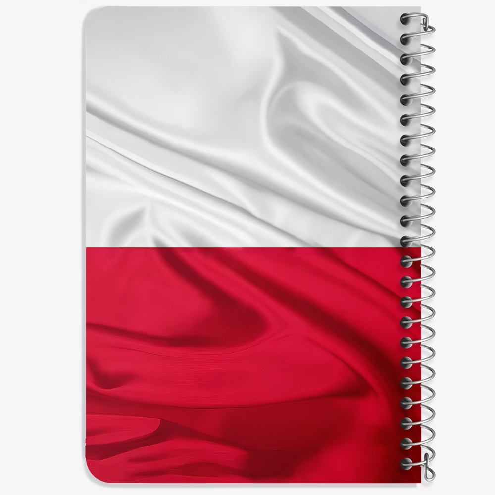 دفتر نقاشی 50 برگ خندالو طرح پرچم لهستان (Poland) کد 38445