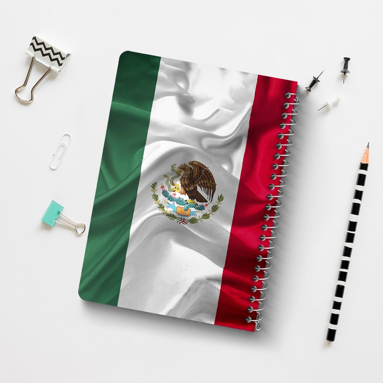 دفتر نقاشی 50 برگ خندالو طرح پرچم مکزیک (Mexico) کد 38444
