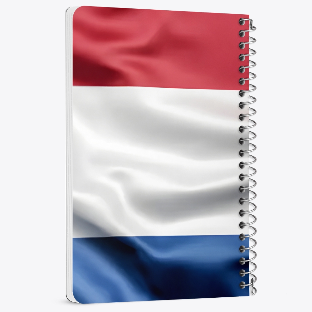 دفتر نقاشی 50 برگ خندالو طرح پرچم هلند (Netherlands) کد 38443
