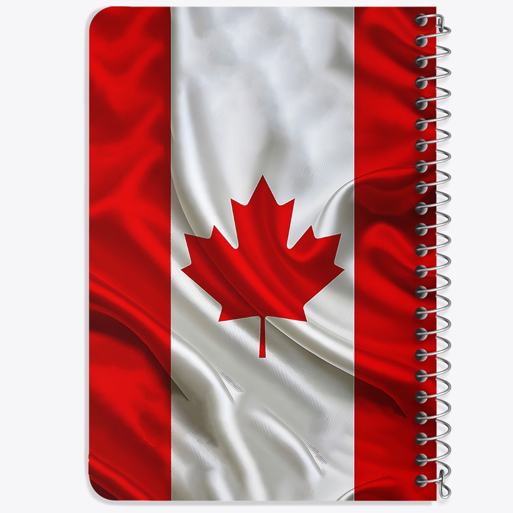 دفتر نقاشی 50 برگ خندالو طرح پرچم کانادا (Canada) کد 38442
