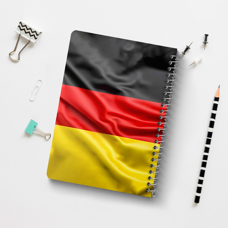 دفتر نقاشی 50 برگ خندالو طرح پرچم آلمان (Germany) کد 38439