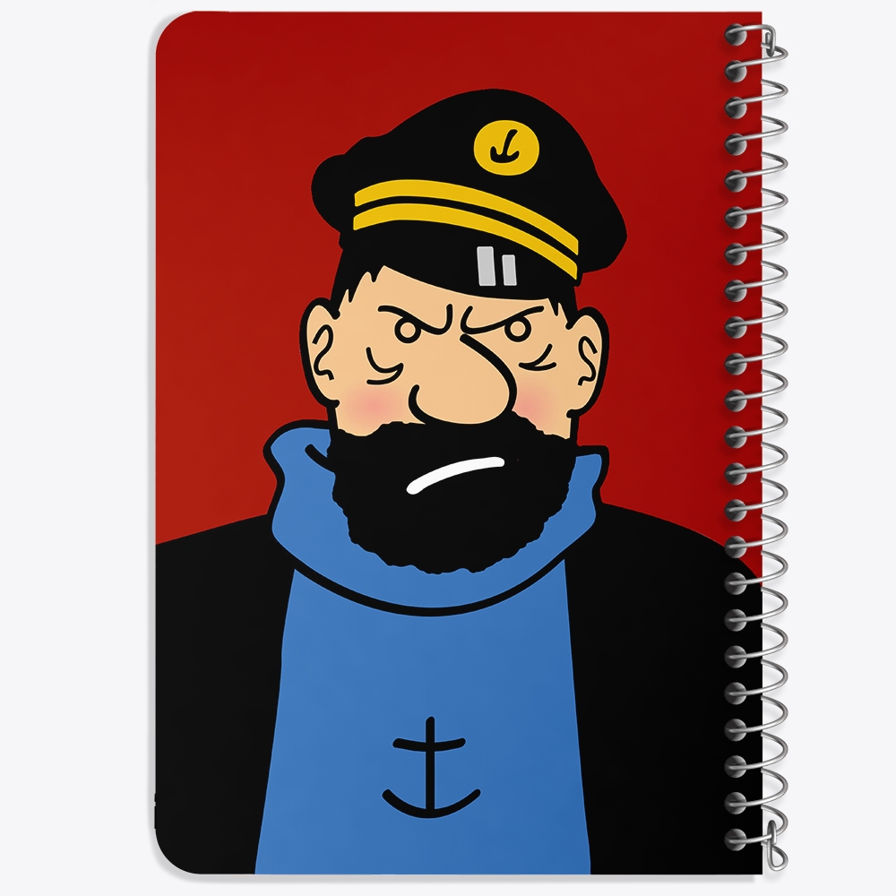 دفتر نقاشی 50 برگ خندالو طرح کاپیتان هادوک تن تن (Tintin) کد 38335