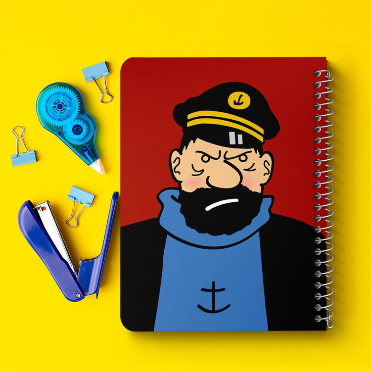 دفتر نقاشی 50 برگ خندالو طرح کاپیتان هادوک تن تن (Tintin) کد 38335