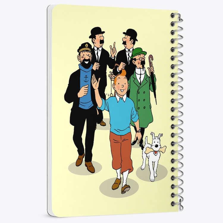 دفتر نقاشی 50 برگ خندالو طرح تن تن (Tintin) کد 38329