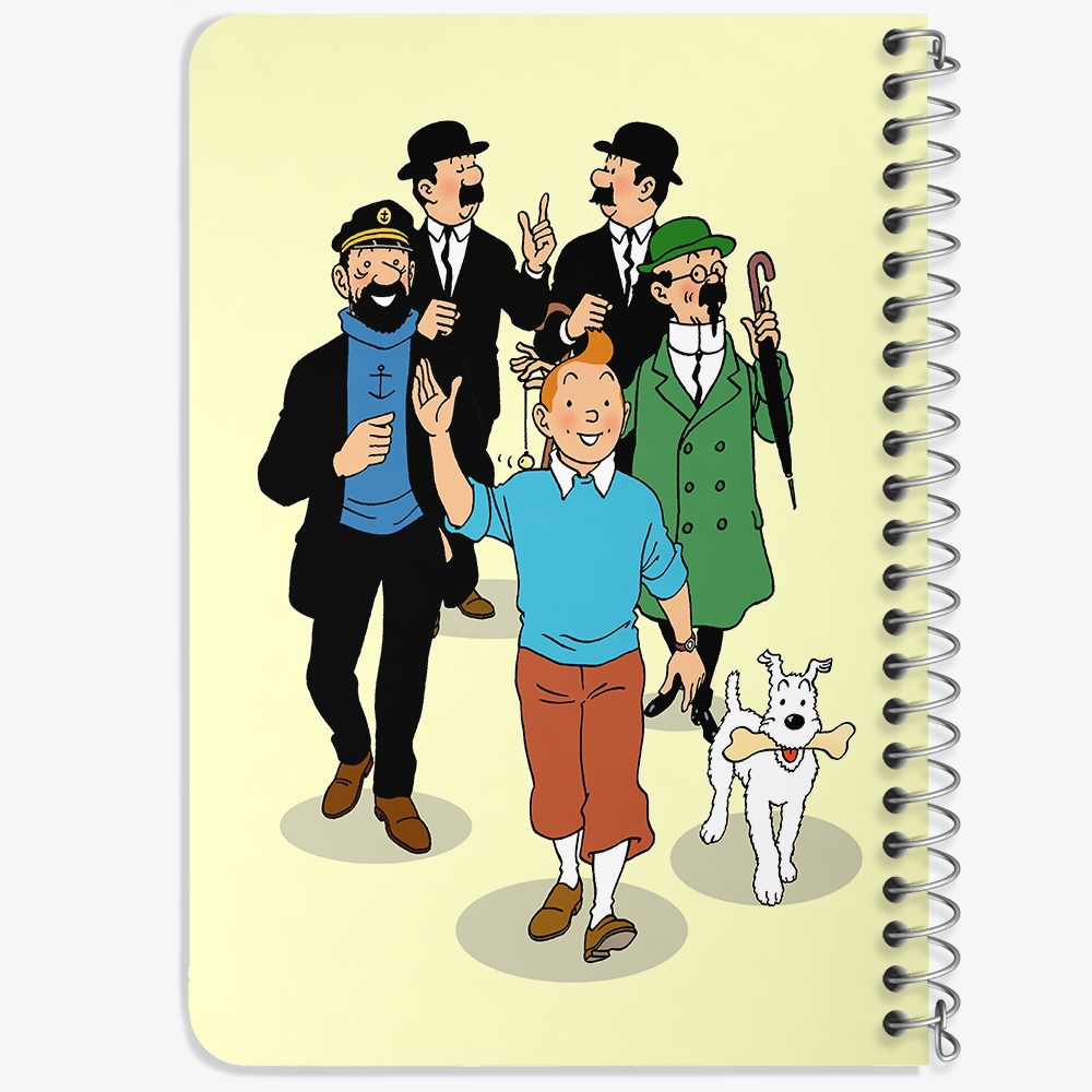 دفتر نقاشی 50 برگ خندالو طرح تن تن (Tintin) کد 38329