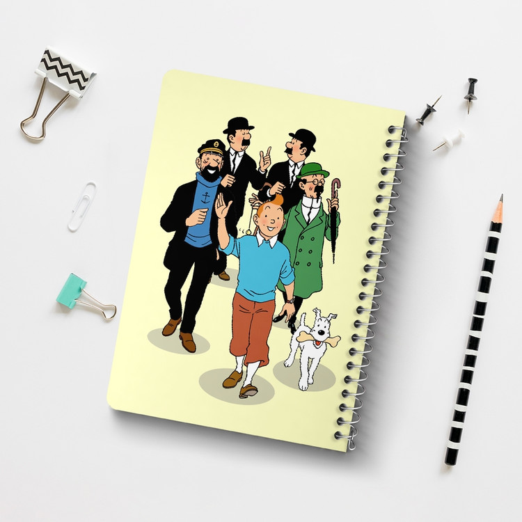 دفتر نقاشی 50 برگ خندالو طرح تن تن (Tintin) کد 38329