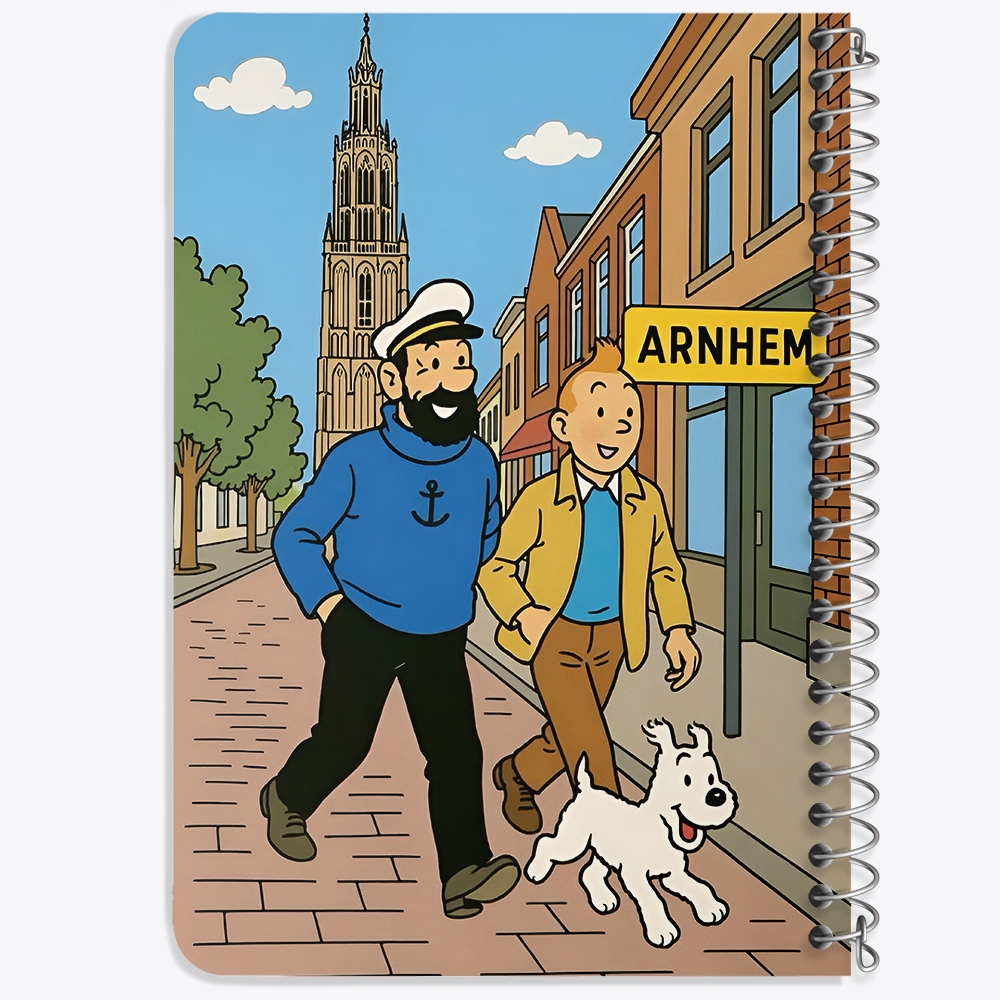 دفتر نقاشی 50 برگ خندالو طرح تن تن (Tintin) کد 38221