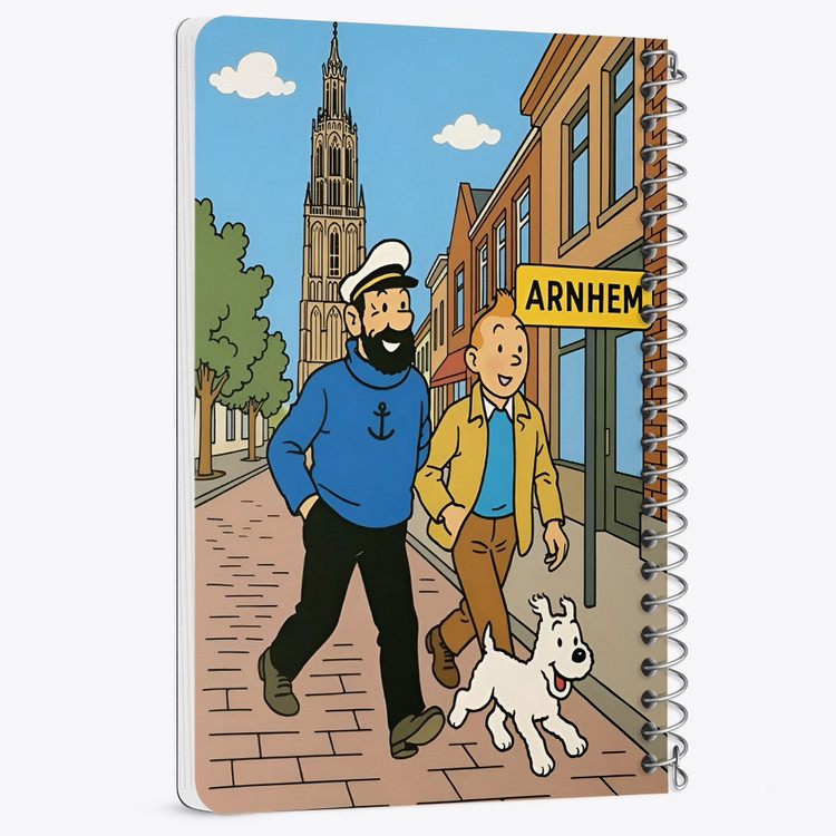 دفتر نقاشی 50 برگ خندالو طرح تن تن (Tintin) کد 38221