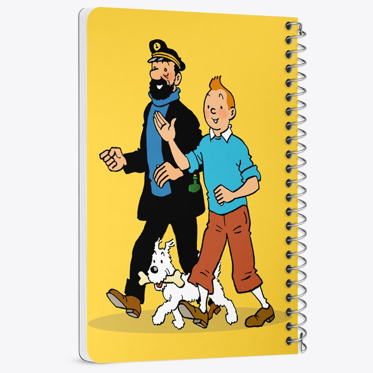 دفتر نقاشی 50 برگ خندالو طرح تن تن (Tintin) کد 38211