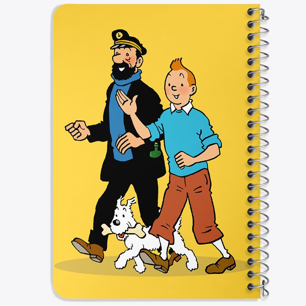 دفتر نقاشی 50 برگ خندالو طرح تن تن (Tintin) کد 38211